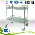 BDT201 Two layer stainless steel surgical tool trolley